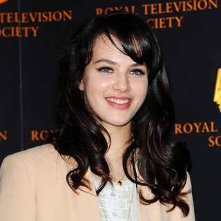 Jessica Brown Findlay in The RTS Programme Awards