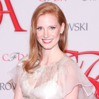 Jessica Chastain in 2012 CFDA Fashion Awards