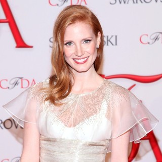 Jessica Chastain in 2012 CFDA Fashion Awards