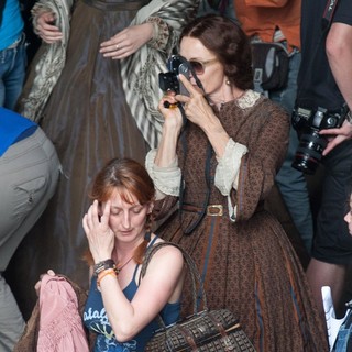 Jessica Lange in Actors on The Set of Therese Raquin Filming on Location