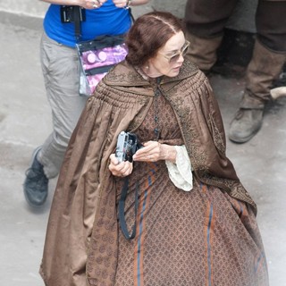 Jessica Lange in Actors on The Set of Therese Raquin Filming on Location