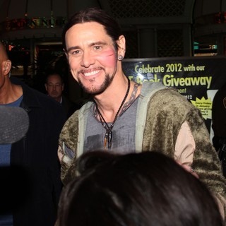 Jim Carrey in On The Film Set of Burt Wonderstone