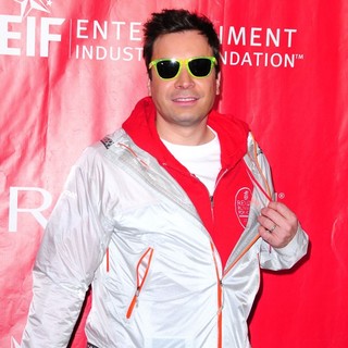 Jimmy Fallon in The 15th Annual EIF REVLON Run-Walk for Women on The Streets of Manhattan