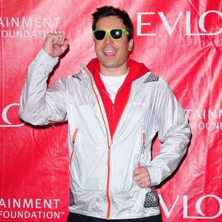 Jimmy Fallon in The 15th Annual EIF REVLON Run-Walk for Women on The Streets of Manhattan