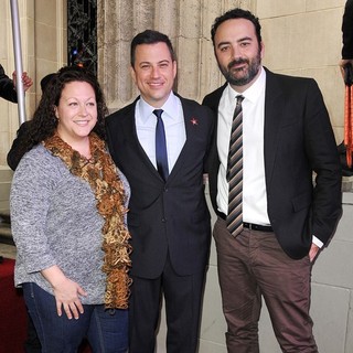 Jill Kimmel, Jimmy Kimmel, Jonathan Kimmel in Jimmy Kimmel Honored with A Star on The Hollywood Walk of Fame
