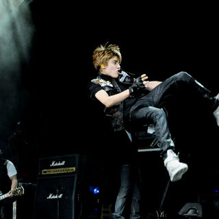 Justin Bieber in The 2010 Q102 Jingle Ball