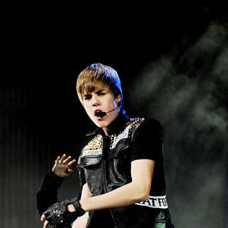 Justin Bieber in The 2010 Q102 Jingle Ball