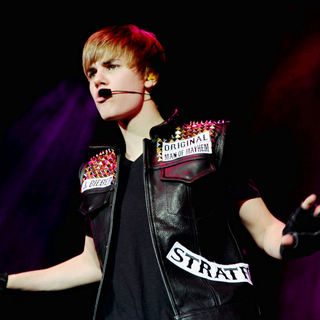Justin Bieber in The 2010 Q102 Jingle Ball