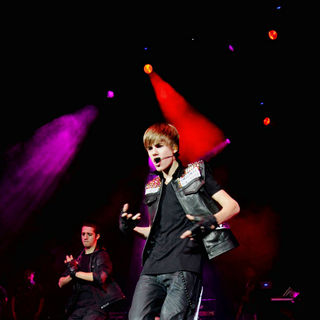 Justin Bieber in The 2010 Q102 Jingle Ball