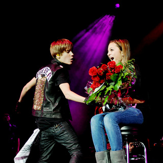 Justin Bieber in The 2010 Q102 Jingle Ball