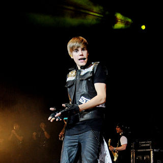 Justin Bieber in The 2010 Q102 Jingle Ball