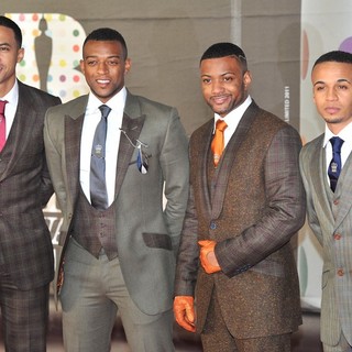 JLS in The 2013 Brit Awards - Arrivals