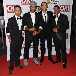 JLS in The BBC Children in Need Dinner - Arrivals