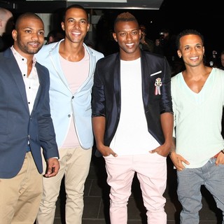 JLS in The Brit Awards 2012 Nominations - Arrivals