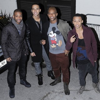 The X Factor Judges, Finalists and Guests Depart The Show's Studios After The Live Results Show