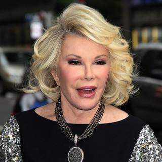 Joan Rivers in Celebrities Arriving for The Late Show with David Letterman
