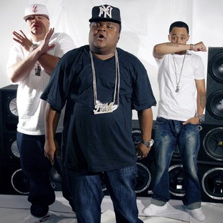 Fat Joe, Fred The Godson, Cory Gunz in On The Set of A New Music Video for Rapper Fred The Godson