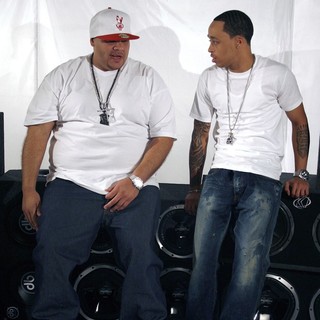 Fat Joe, Cory Gunz in On The Set of A New Music Video for Rapper Fred The Godson