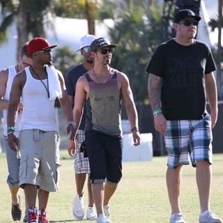 Joe Jonas, Jonas Brothers in Celebrities at The 2012 Coachella Valley Music and Arts Festival - Week 2 Day 1