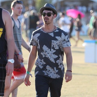 Joe Jonas, Jonas Brothers in Celebrities at The 2012 Coachella Valley Music and Arts Festival - Week 2 Day 2