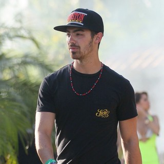 Joe Jonas, Jonas Brothers in Celebrities at The 2012 Coachella Valley Music and Arts Festival - Week 2 Day 3