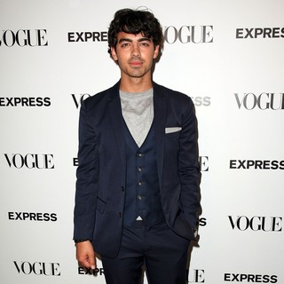 Joe Jonas, Jonas Brothers in Express and Vogue Celebrate The Scenemakers