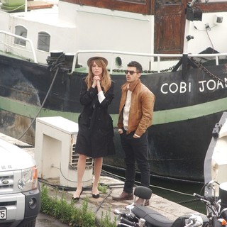 Joe Jonas, Jonas Brothers in Joe Jonas Films The Video for His Song Just In Love With You on Location