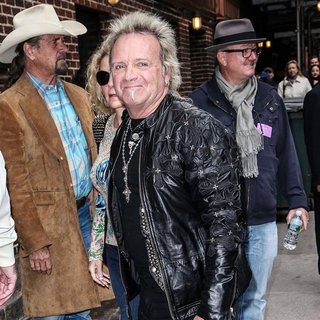 Joey Kramer, Aerosmith in Aerosmith Visits The Late Show with David Letterman
