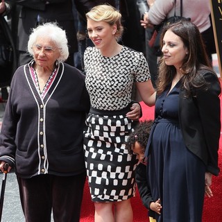 Scarlett Johansson, Melanie Sloan in Scarlett Johansson Is Honored with A Star on The Hollywood Walk of Fame