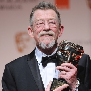 John Hurt in Orange British Academy Film Awards 2012 - Press Room