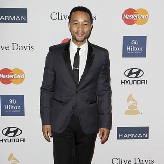 John Legend in Clive Davis and The Recording Academy's 2013 Pre-Grammy Gala and Salute to Industry Icons