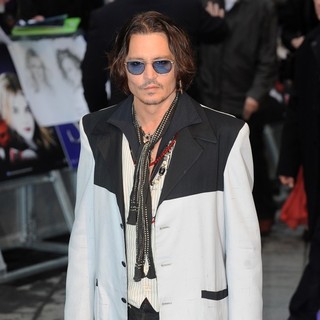 Johnny Depp in UK Premiere of Dark Shadows - Arrivals
