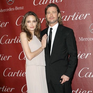 Angelina Jolie, Brad Pitt in The 23rd Annual Palm Springs International Film Festival Awards Gala - Arrivals