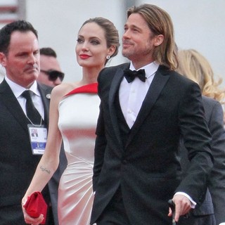 Angelina Jolie, Brad Pitt in The 69th Annual Golden Globe Awards - Arrivals
