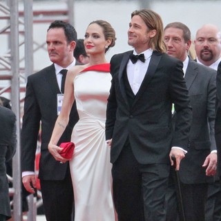 Angelina Jolie, Brad Pitt in The 69th Annual Golden Globe Awards - Arrivals