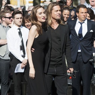 Angelina Jolie in UK Film Premiere of World War Z - Arrivals - jolie-pitt-uk-premiere-world-war-z-14