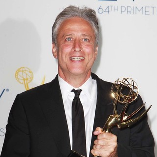 Jon Stewart in 64th Annual Primetime Emmy Awards - Press Room