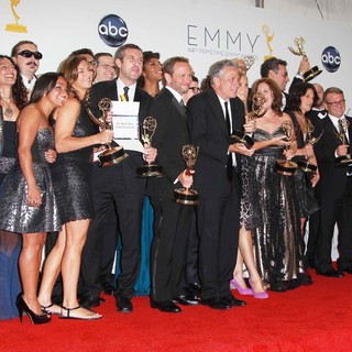 Jon Stewart in 64th Annual Primetime Emmy Awards - Press Room