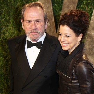 Tommy Lee Jones in 2013 Vanity Fair Oscar Party - Arrivals - jones-laurel-2013-vanity-fair-oscar-party-01