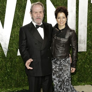 Tommy Lee Jones in 2013 Vanity Fair Oscar Party - Arrivals - jones-laurel-2013-vanity-fair-oscar-party-02