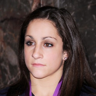 Jordyn Wieber in US Women's Gymnastics Team Attending A Lighting Ceremony