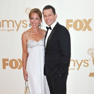 Lisa Joyner, Jon Cryer in The 63rd Primetime Emmy Awards - Arrivals