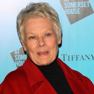 Judi Dench in Tiffany and Co Presents The Winter Party Celebrating The Opening of Somerset House's Ice Rink