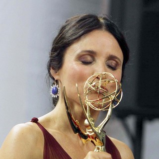 Julia Louis-Dreyfus in 64th Annual Primetime Emmy Awards - Press Room
