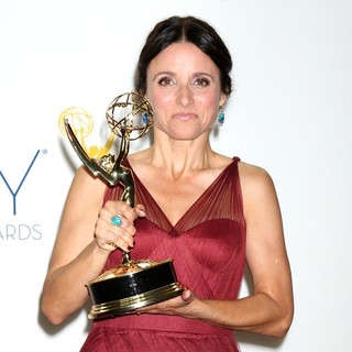 Julia Louis-Dreyfus in 64th Annual Primetime Emmy Awards - Press Room