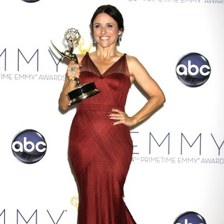 Julia Louis-Dreyfus in 64th Annual Primetime Emmy Awards - Press Room