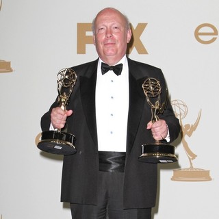 Julian Fellowes in The 63rd Primetime Emmy Awards - Press Room