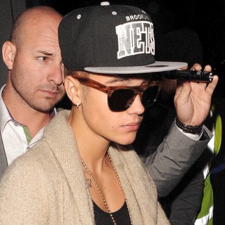 Justin Bieber Leaves London's BLC After Celebrating His 19th Birthday with Friends