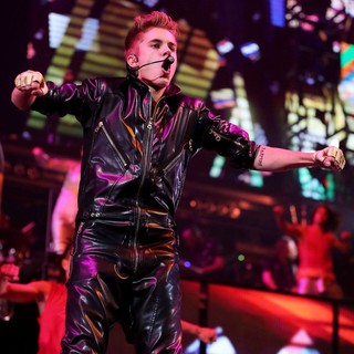 Justin Bieber in Justin Bieber Performing Live at The Grand Garden Arena