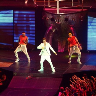 Justin Bieber in Justin Bieber Performs at The O2